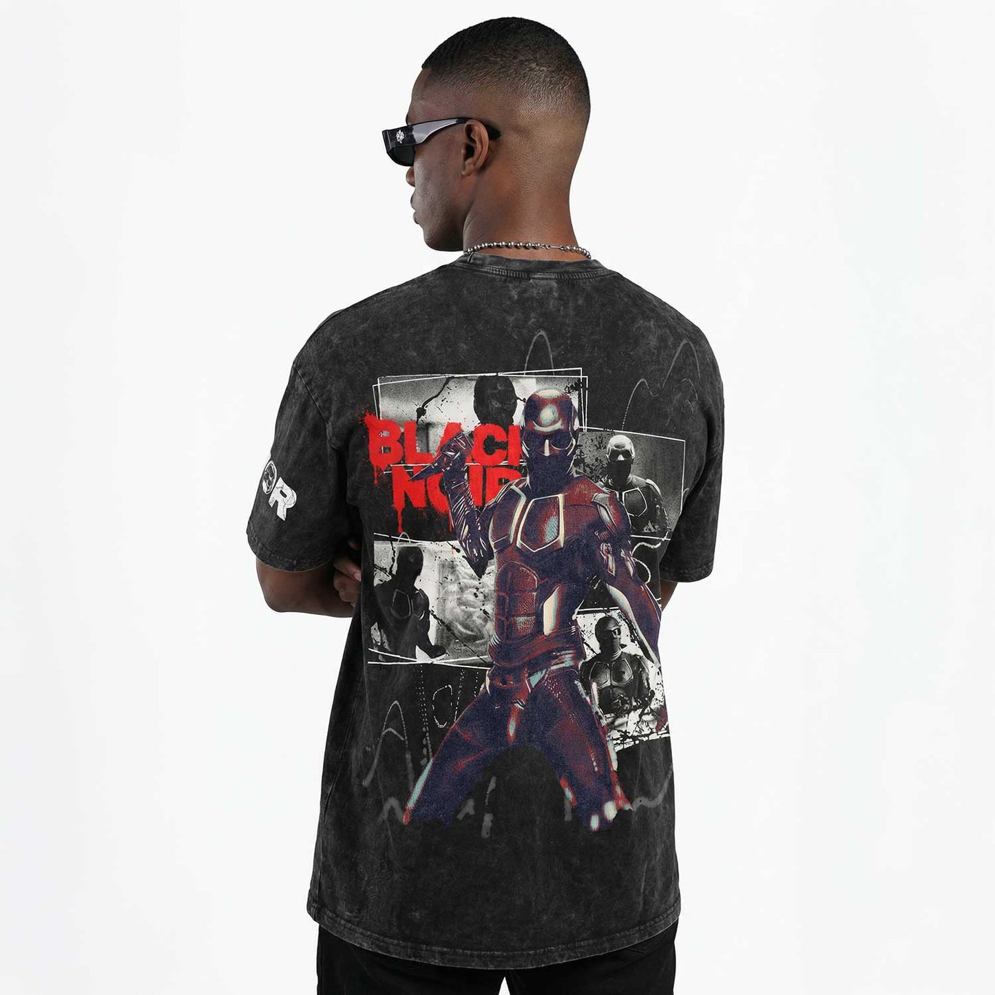 TBoys | Black Noir Oversized Washed Tee
