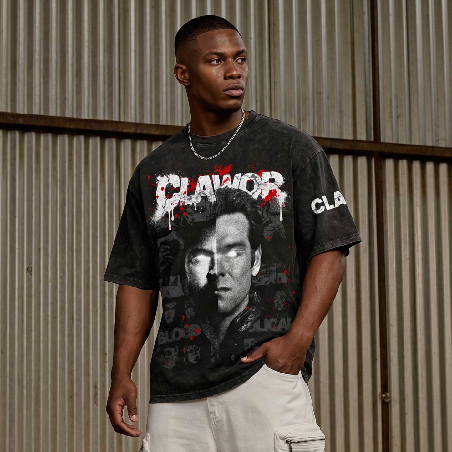 TBoys | Homelander x Butcher S2 Oversized Washed Tee