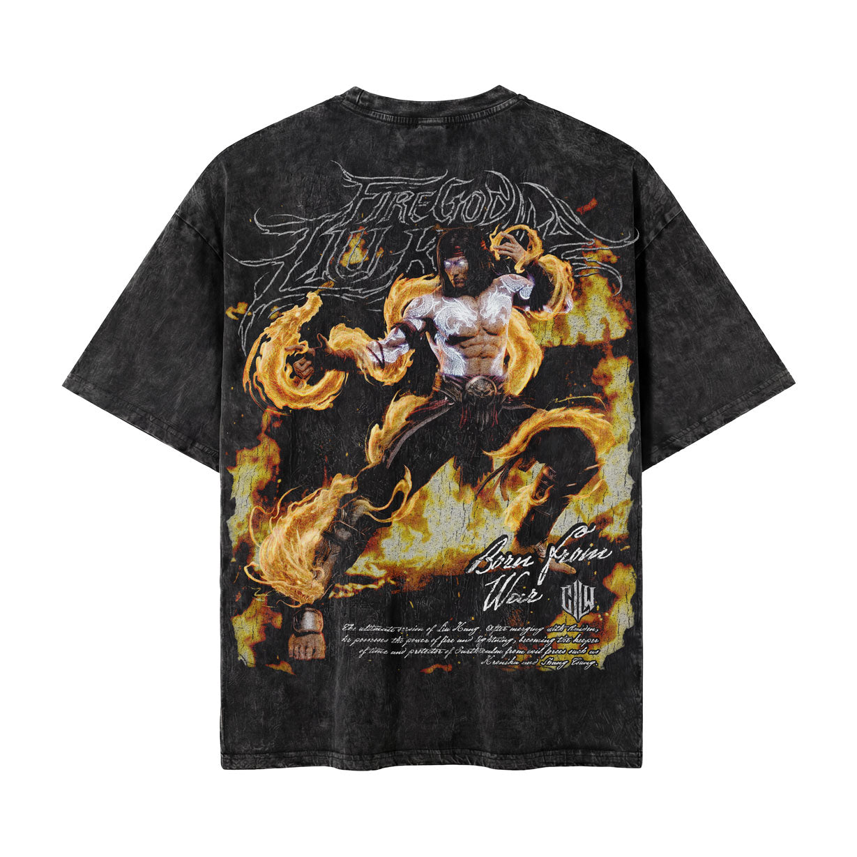 MK: LiuKang Oversized Washed Tee