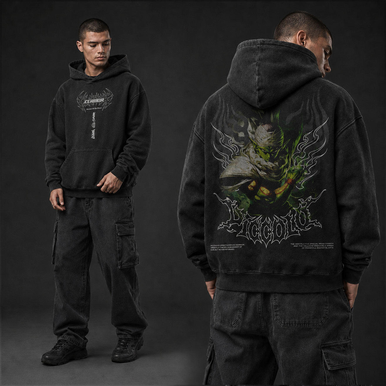 Limited Edition | Dragon Ball: Piccolo Washed Hoodie