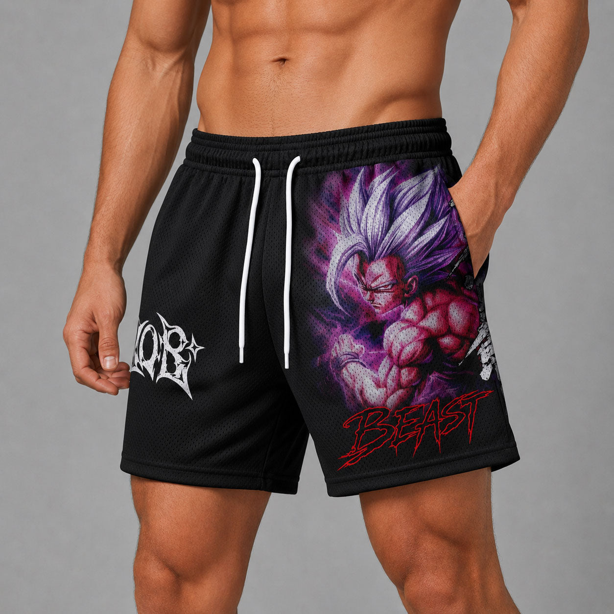 Dragon Ball | Gohan S1 Mesh Shorts