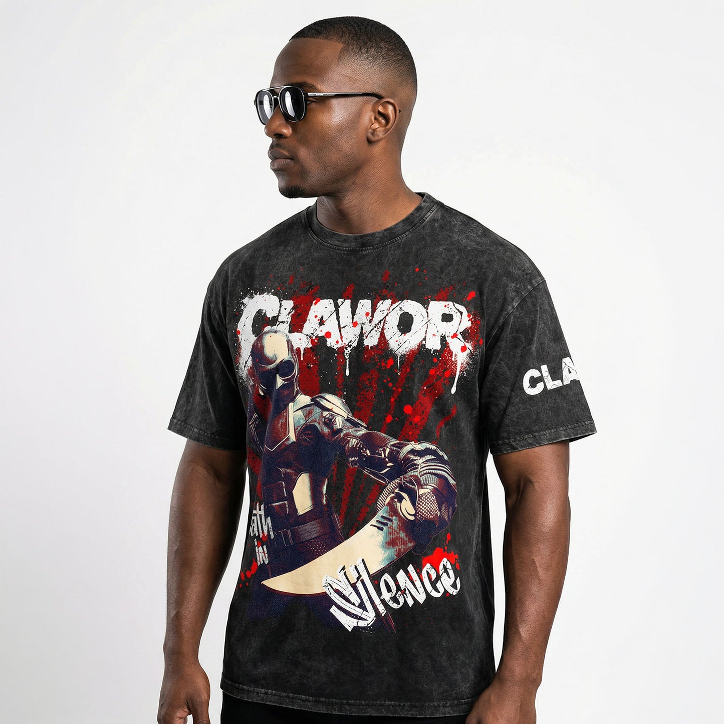 TBoys | Black Noir Oversized Washed Tee