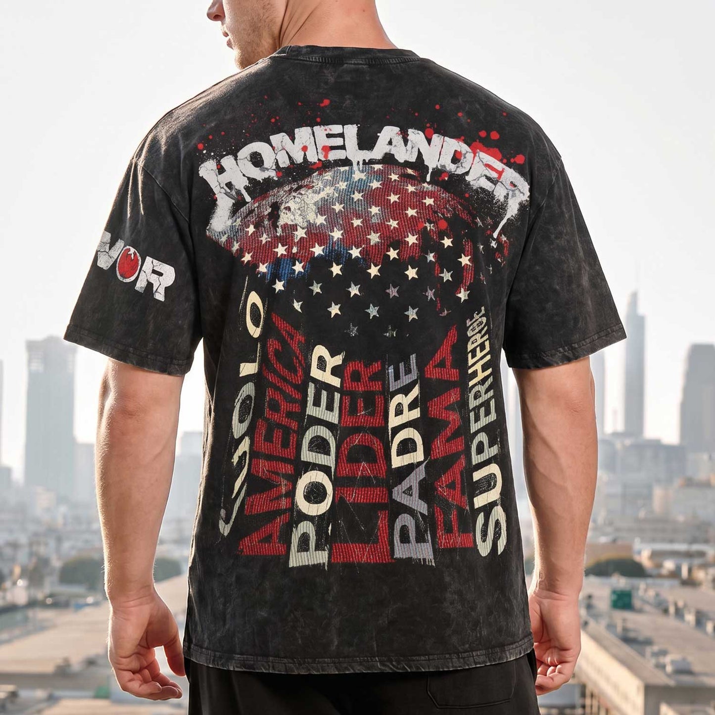TBoys | Homelander S1 Oversized Washed Tee