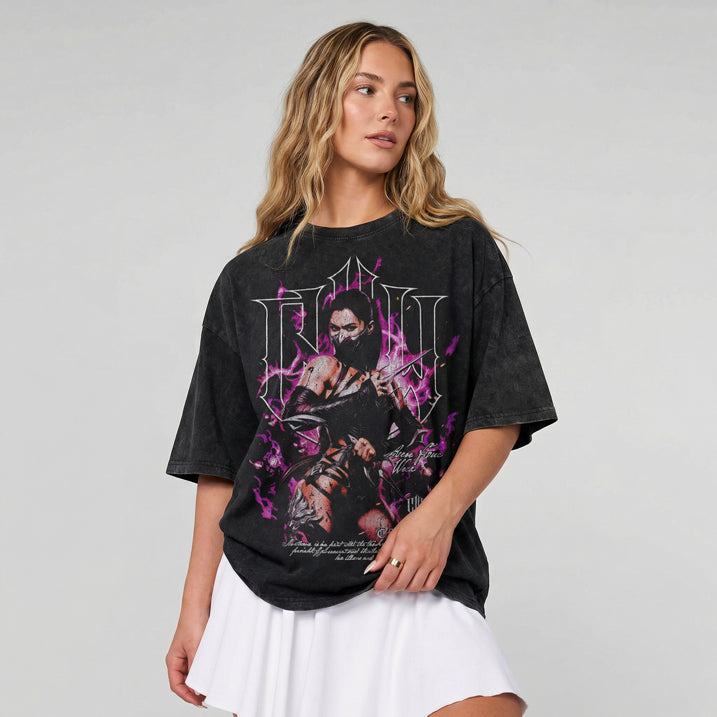 MK: Mileena Oversized Washed Tee