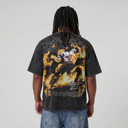 MK: LiuKang Oversized Washed Tee