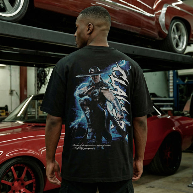 MK: Kung Lao Oversized Washed Tee