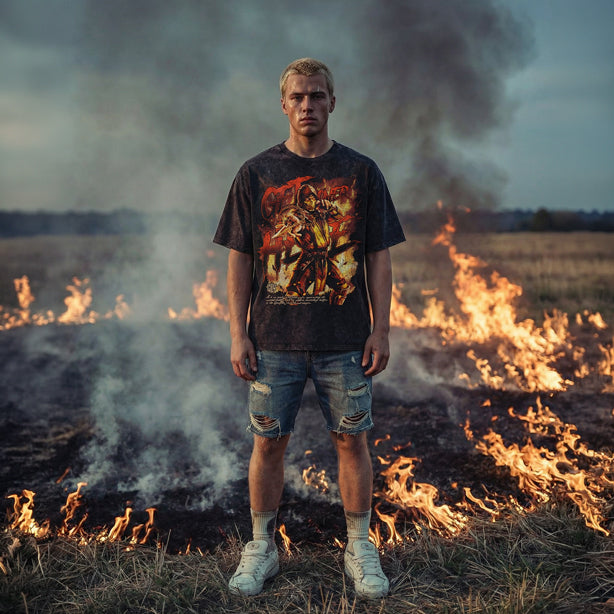 MK: Scorpion S2 Oversized Washed Tee