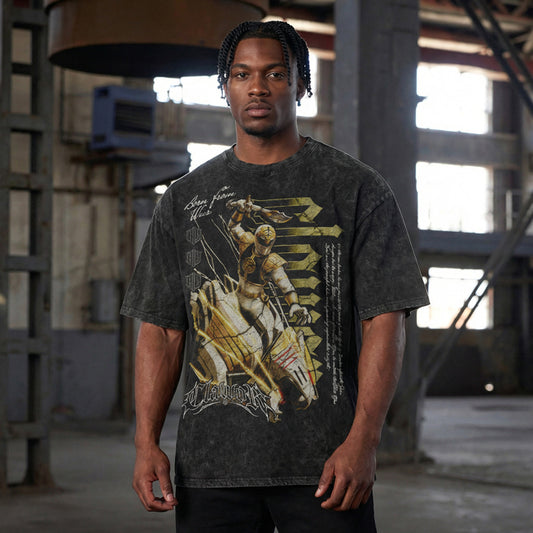 PWR: Mighty Morphin White Ranger S2 Oversized Washed Tee