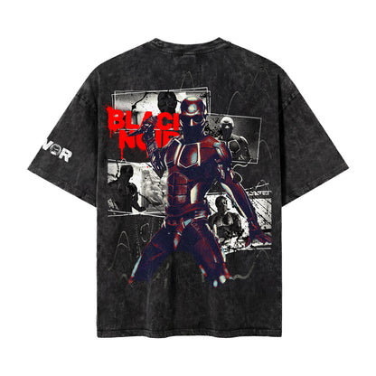 TBoys | Black Noir Oversized Washed Tee