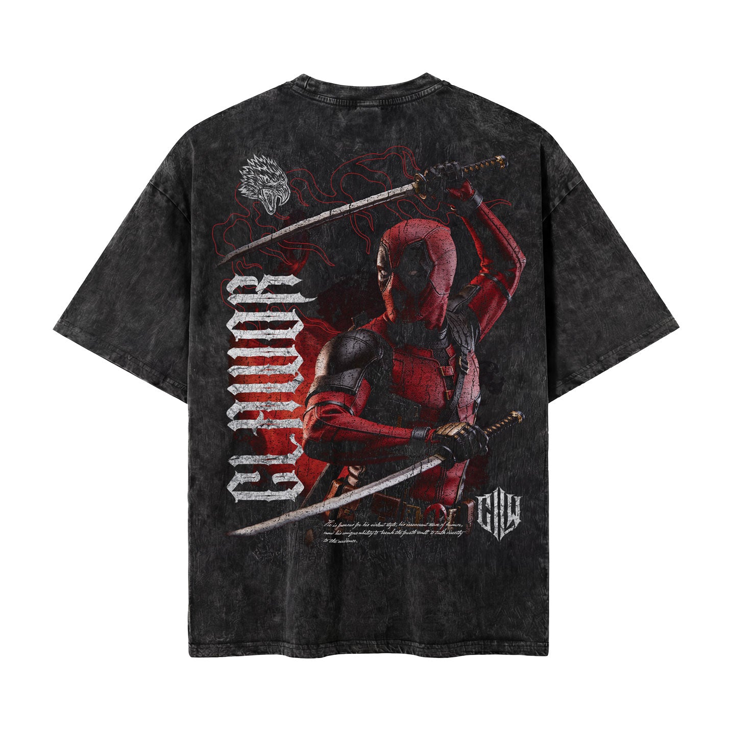 Limited Edition | MRVL: Red Oversized Washed Tee