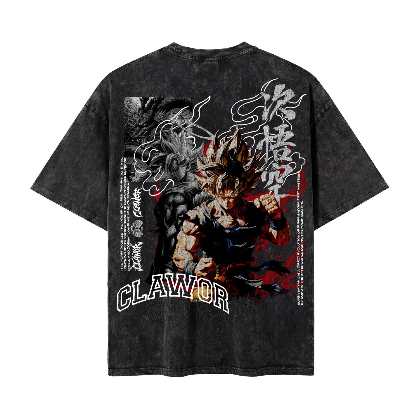 Limited Edition | Dragon Ball: Goku Oversized Washed Tee