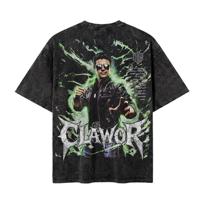 MK: Johnny Cage Oversized Washed Tee