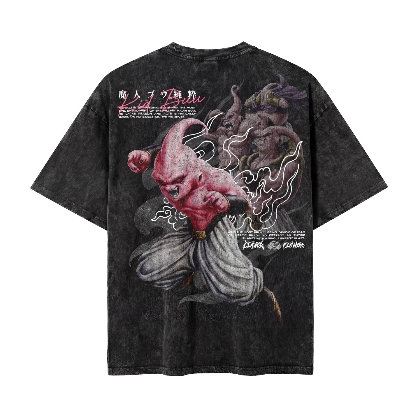 Limited Edition | Dragon Ball: Kid Buu Oversized Washed Tee