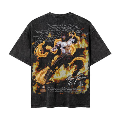 MK: LiuKang Oversized Washed Tee