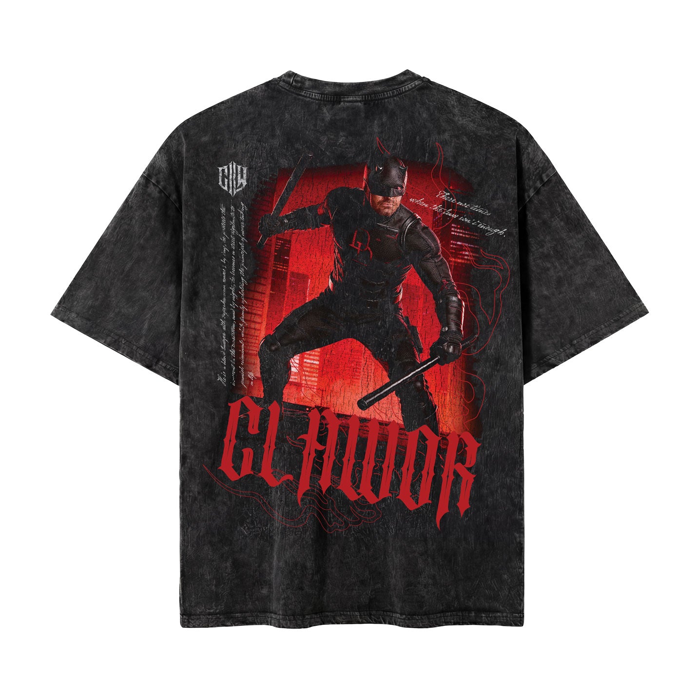 Limited Edition | MRVL: Blind Justice Oversized Washed Tee