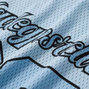 CLAWOR 90 CLUB Satin Mesh Varsity Jersey – Light Blue (M–2XL)