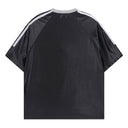 CLAWOR HOTBLOODED Oversized Performance Jersey – Black/Silver (M–2XL)
