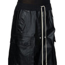 CLAWOR OBSIDIAN VOID Black Techwear Cargo Pants – Futuristic Streetwear Bottoms (M–2XL)
