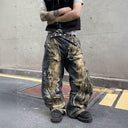 CLAWOR RAVAGER Distressed Multi-Panel Jeans – Apocalyptic Streetwear Pants Denim (M–2XL)