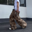 CLAWOR VENOM CAMO Wide-Leg Cargo Pants – Military Streetwear (M–2XL)