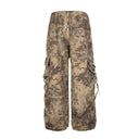CLAWOR VENOM CAMO Wide-Leg Cargo Pants – Military Streetwear (M–2XL)