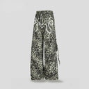 CLAWOR WILD HUNT Leopard Wide-Leg Cargo Pants – Oversized Streetwear Cargos (M–2XL)