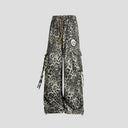 CLAWOR WILD HUNT Leopard Wide-Leg Cargo Pants – Oversized Streetwear Cargos (M–2XL)