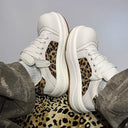 CLAWOR “LEOPARD KICK” Platform Sneakers (Size 36–44)