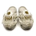 CLAWOR “SKULL SLIDE” 3D White Bone Sandals (EU 36–45)