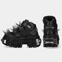 CLAWOR “SPIKE METAL” Gothic Platform Sneakers (EU 35–45)