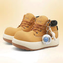 CLAWOR “UFO LIGHT BROWN” Leather Platform Sneakers (EU 35–45)