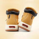 CLAWOR “UFO LIGHT BROWN” Leather Platform Sneakers (EU 35–45)