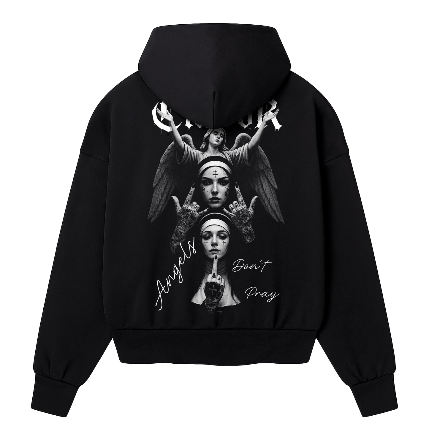 Celestia Angels Don't Pray Hoodie