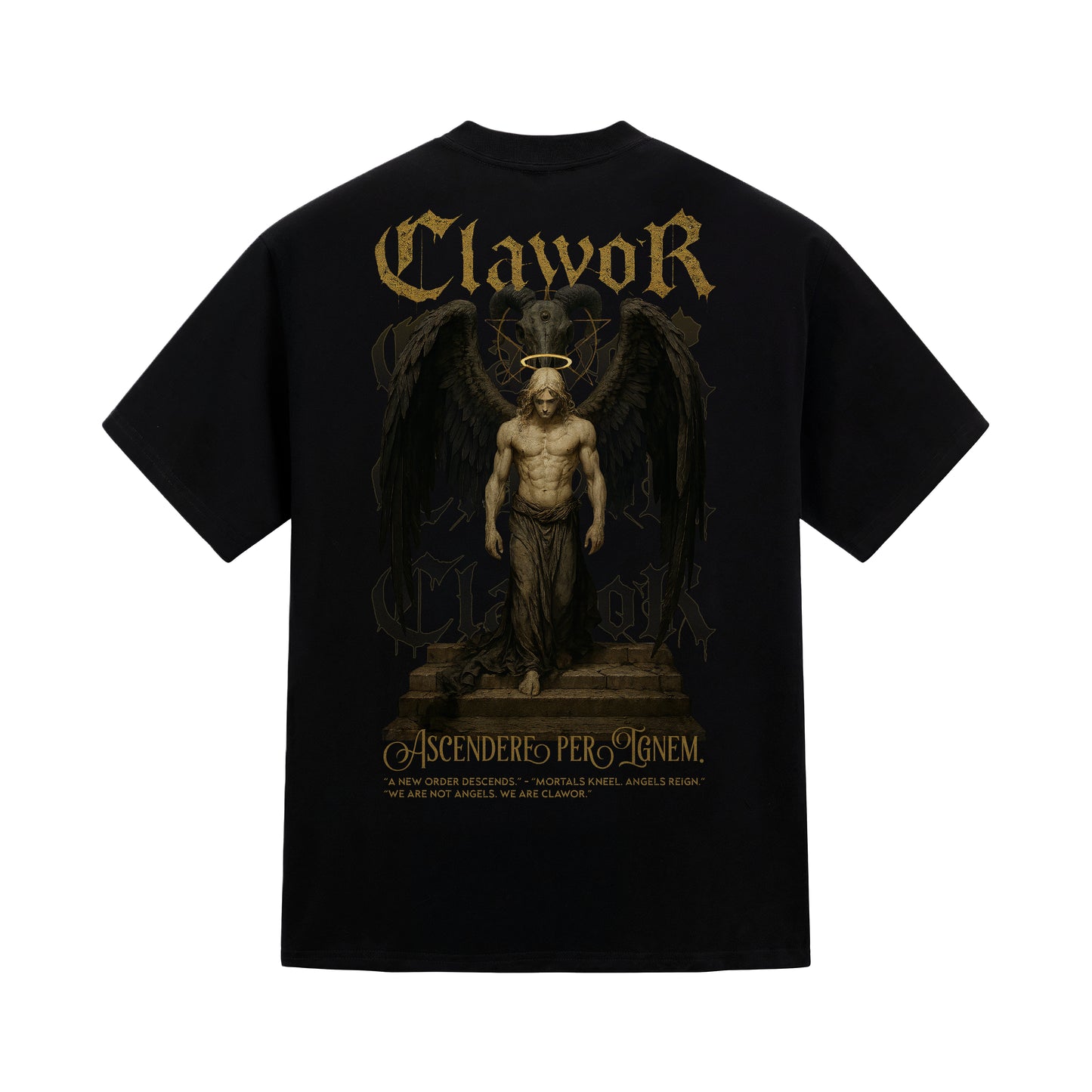Celestia Black Angel T-Shirt