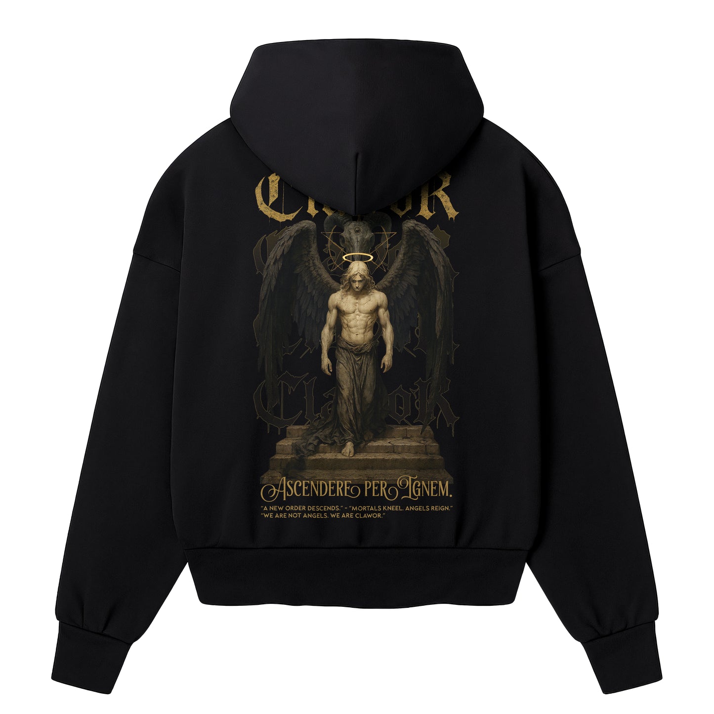 Celestia Black Angel Hoodie