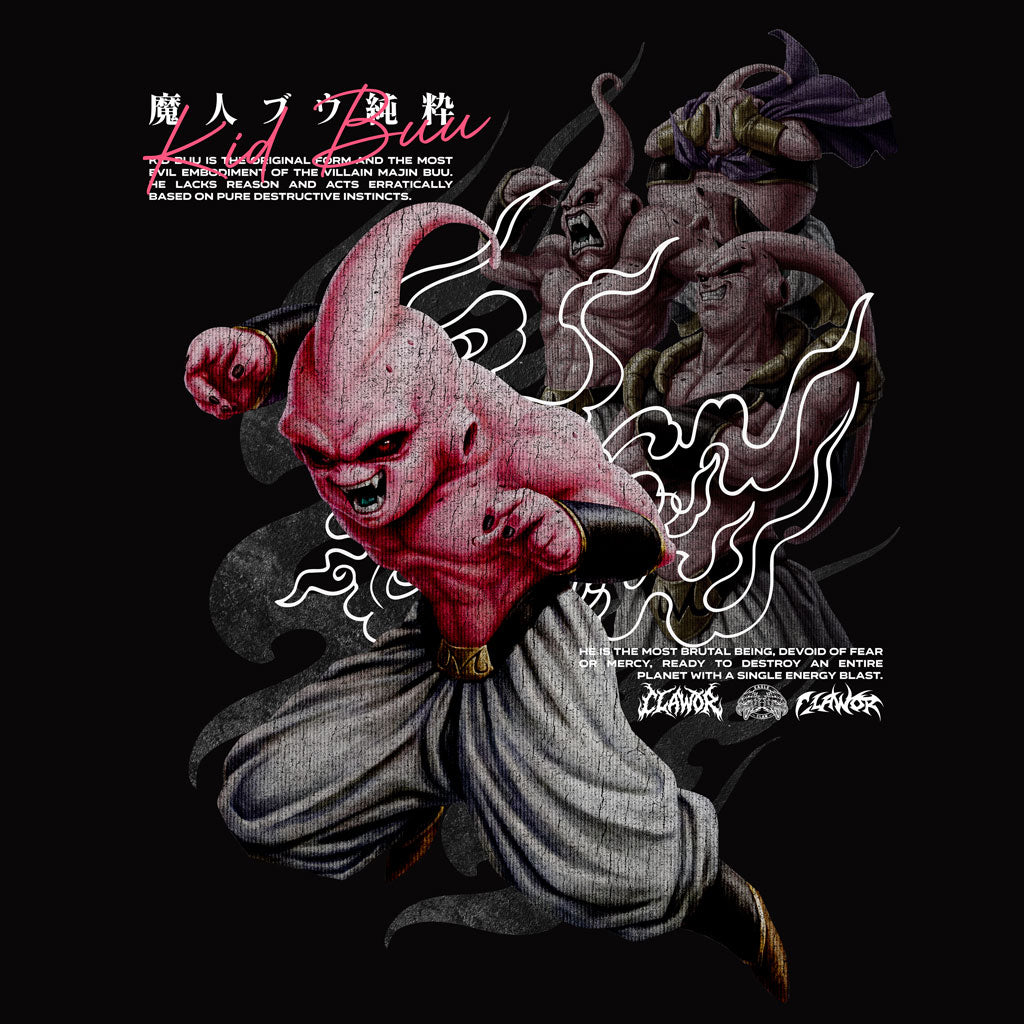 Limited Edition | Dragon Ball: Kid Buu Oversized Washed Tee