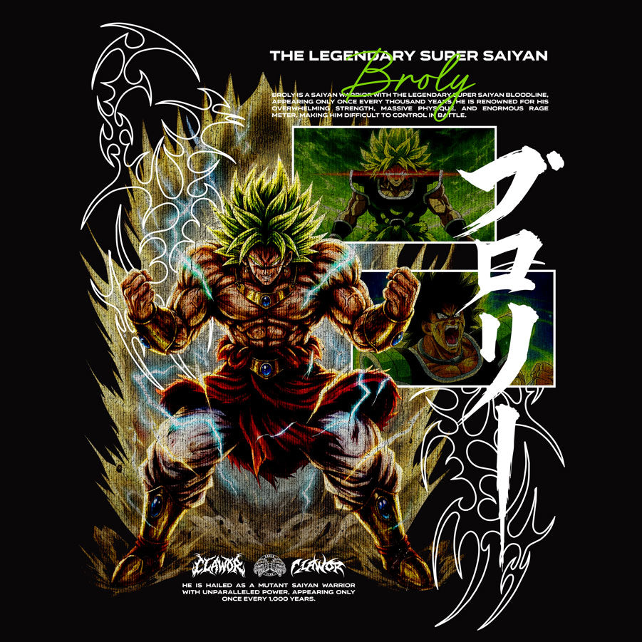 Limited Edition | Dragon Ball: Broly Oversized Washed Tee