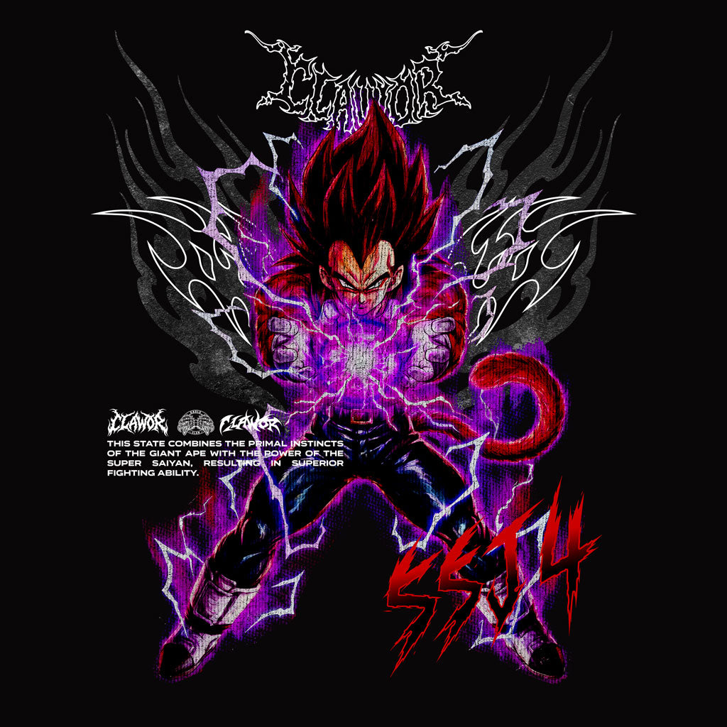 Limited Edition | Dragon Ball: Vegeta Oversized Washed Tee