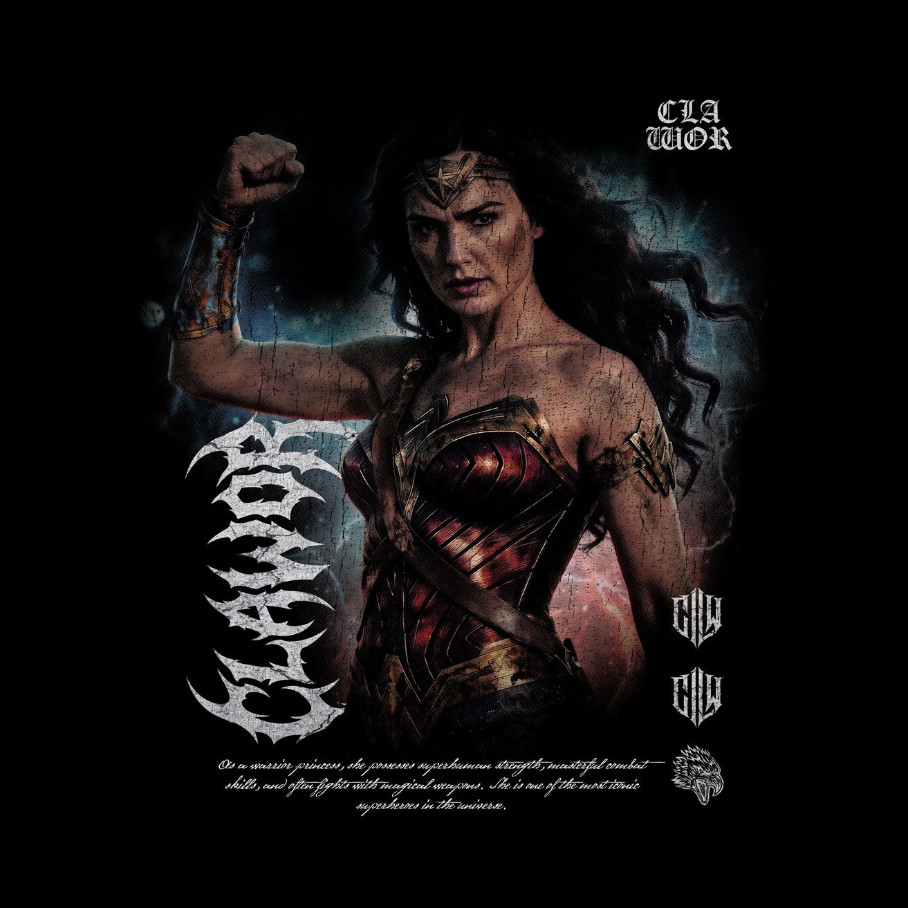 Limited Edition | DC: Amazon Princess S1 Oversized Washed Tee