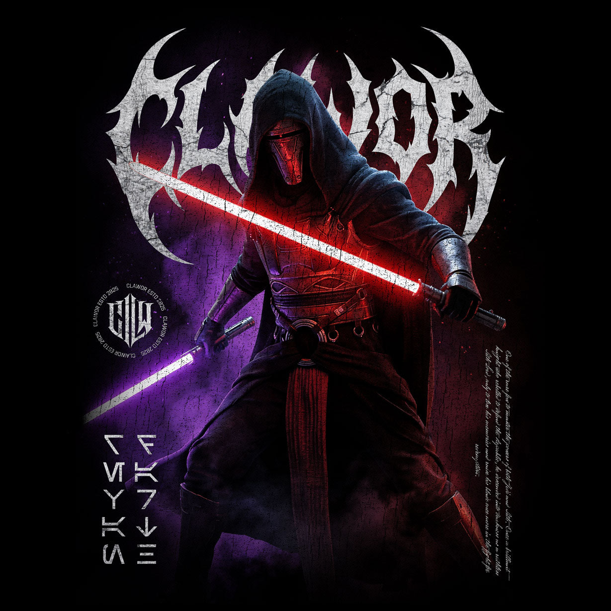Limited Edition | SW: Darth Revan Oversized Washed Tee