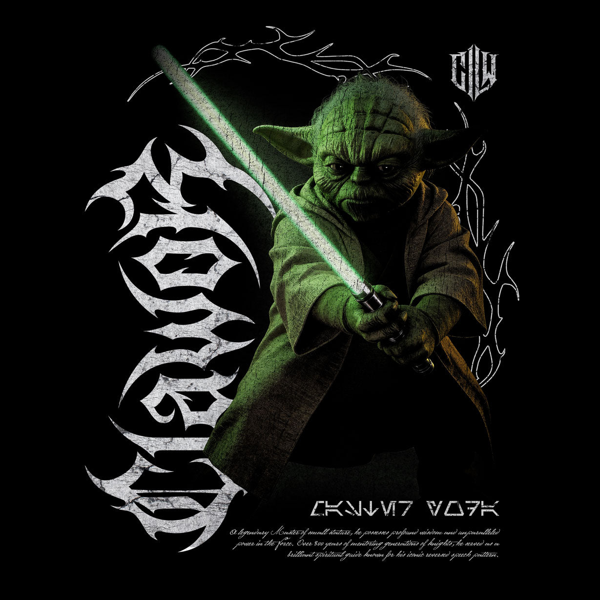 Limited Edition | SW: Yoda Oversized Washed Tee