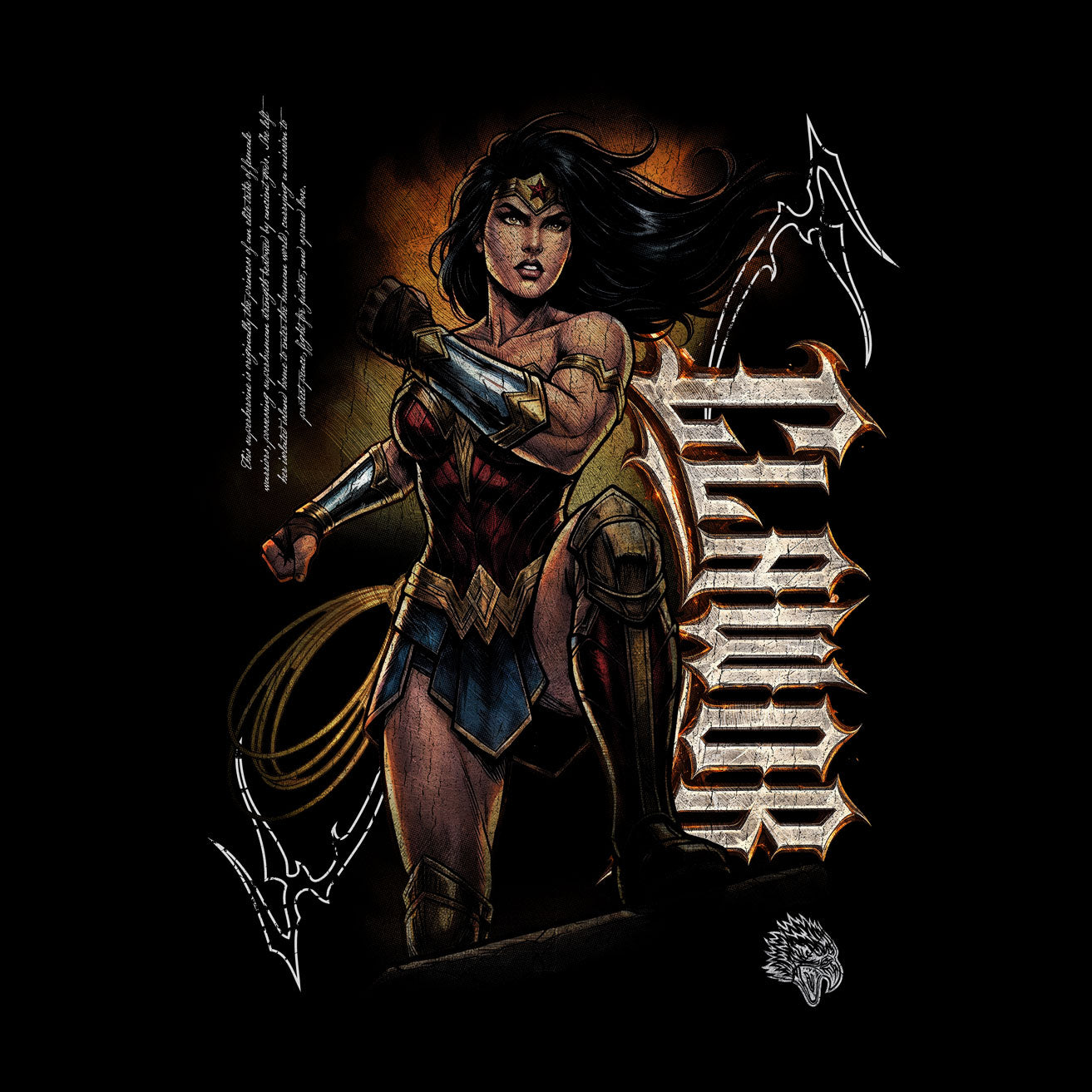 Limited Edition | DC: Amazon Princess S2 Oversized Washed Tee