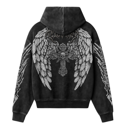 Morté Fallen Angel Washed Hoodie