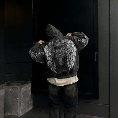 Morté Fallen Angel Washed Hoodie