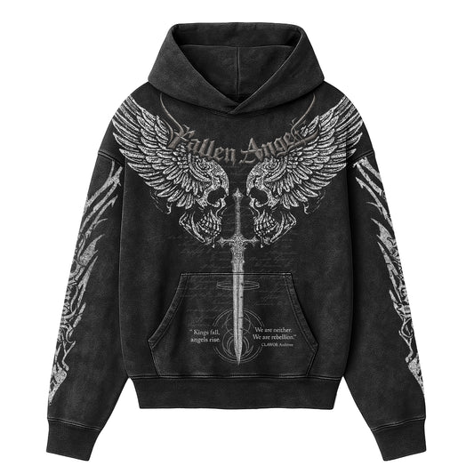 Morté Fallen Angel Washed Hoodie