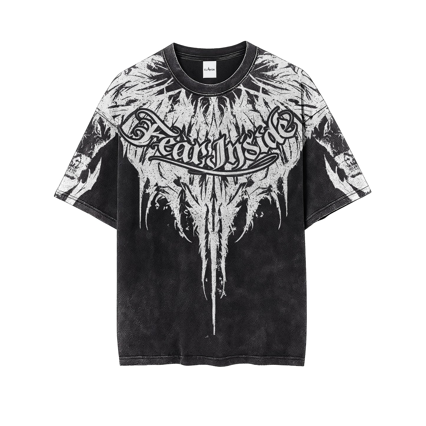 Morté Fear Inside Oversized Washed Tee