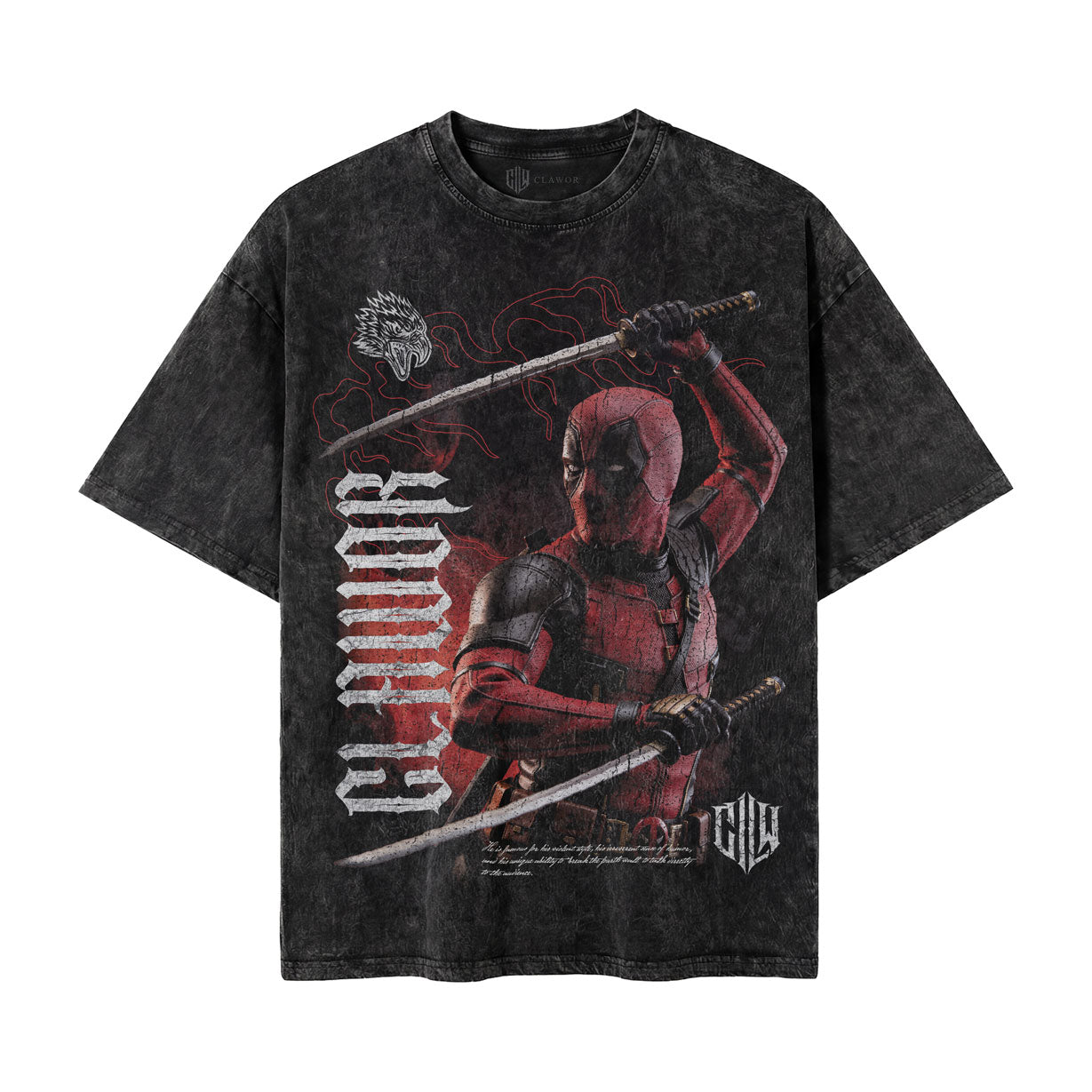Limited Edition | MRVL: Red Oversized Washed Tee