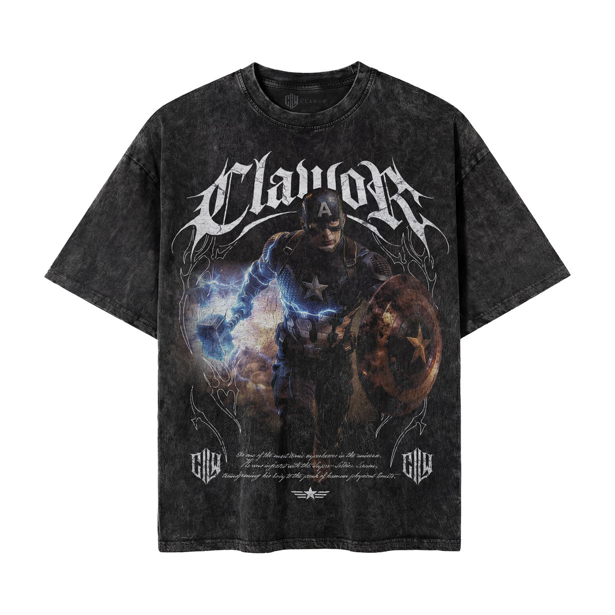 Limited Edition | MRVL: Captain Oversized Washed Tee