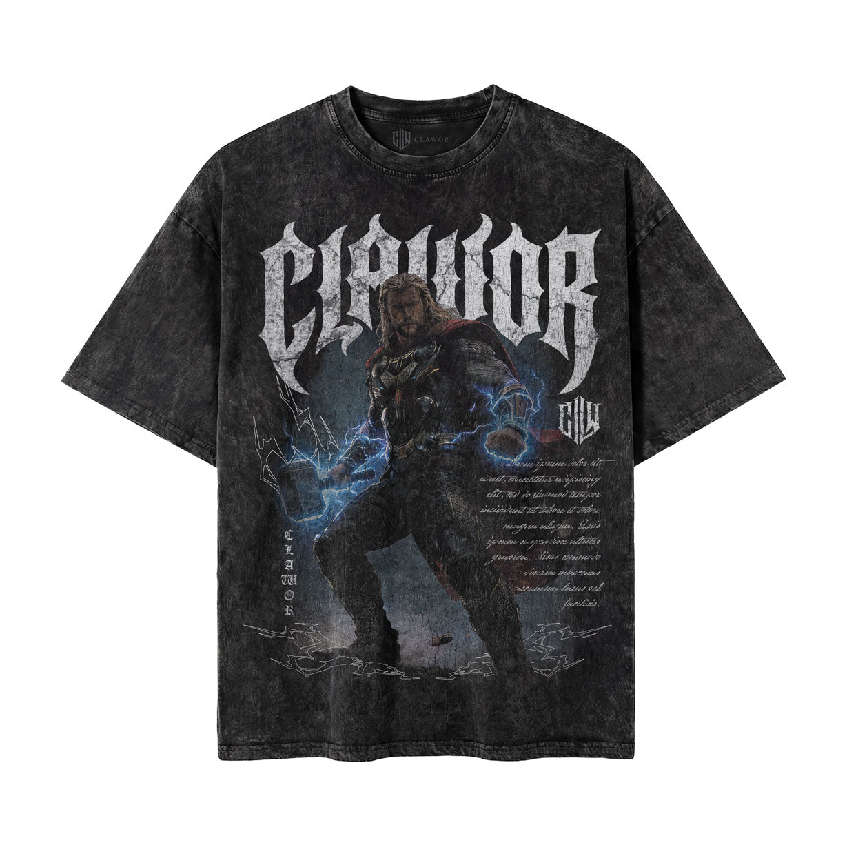 Limited Edition | MRVL: God Of Thunder Oversized Washed Tee