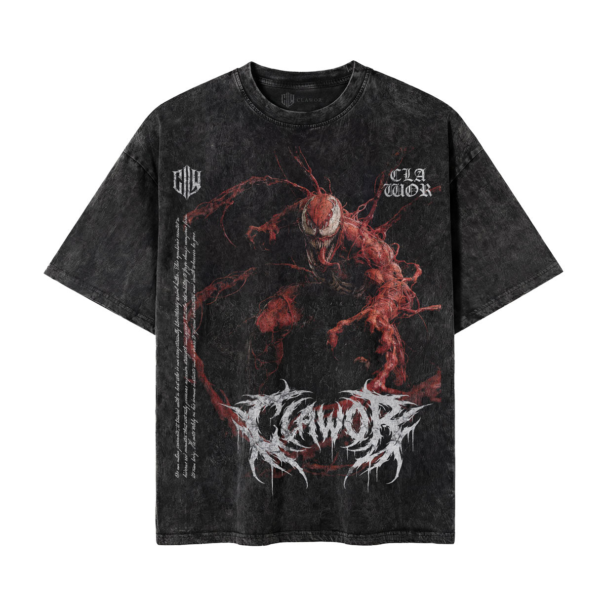 Limited Edition | MRVL: Red Symbiote Oversized Washed Tee